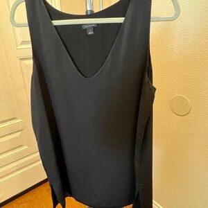 Ann Taylor Women's Sleeveless Top, Size Medium, Color Black